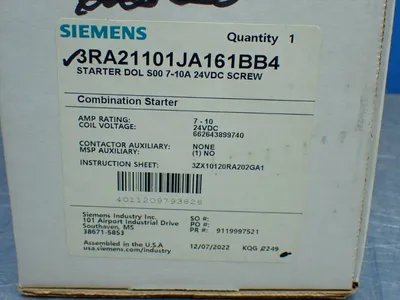 NEW SIEMENS 3RA21101JA161BB4