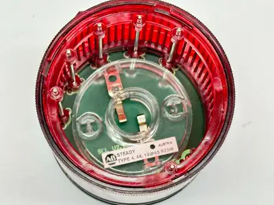 Used Allen-Bradley Ser. B Red Steady Incandescent Stack Light Light Source Equipment Michigan US | Maverick Industrial Sales #1490039