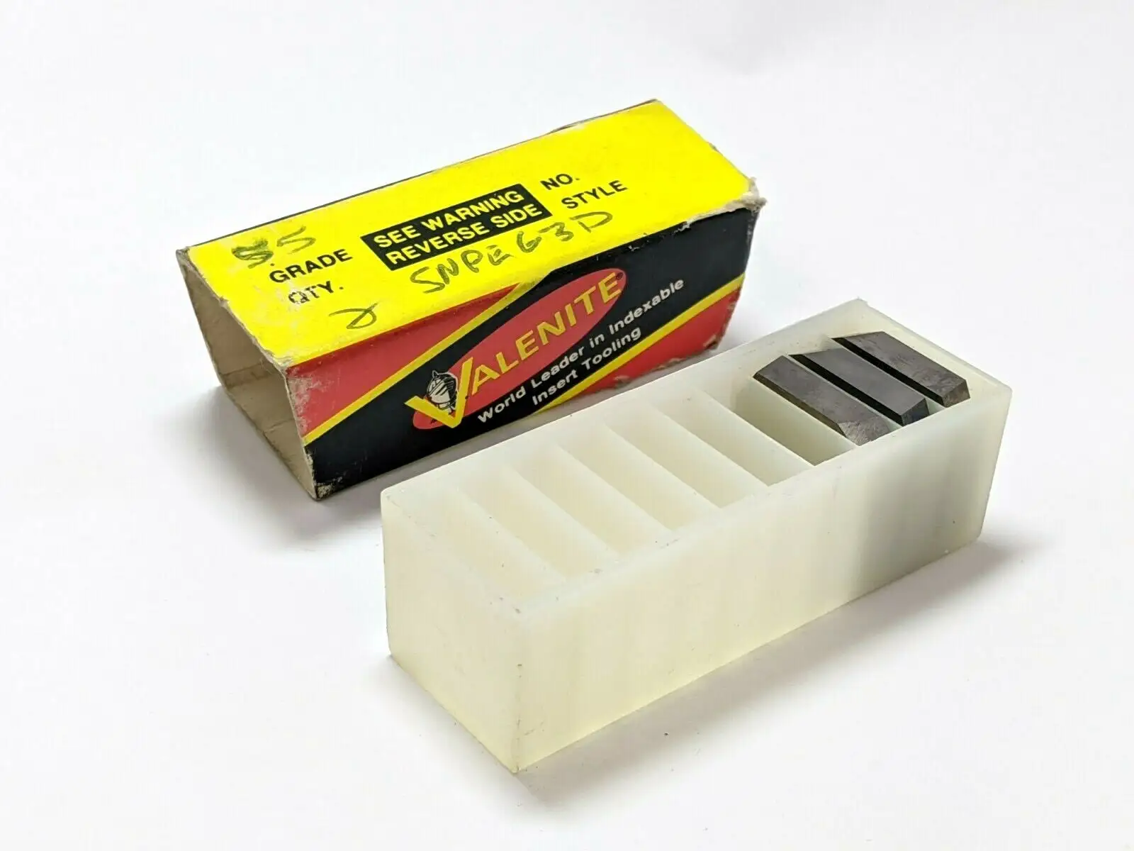 New | in-Stock VALENITE CARBIDE INSERT PACKAGE OF 3 Carbide Inserts | Maverick Industrial Sales #1106485