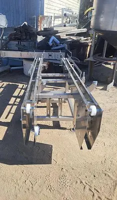 Conveyor, Trans Automation Technologies, 3.5" x 7', Stainless Steel, Dual Lane, #5512923