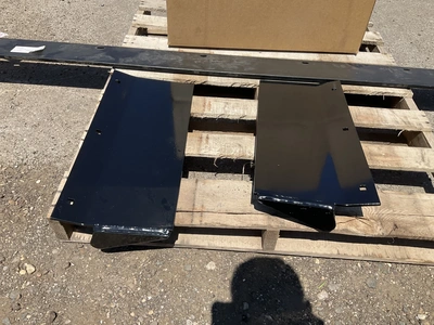 New metal cutting edges for a SnowEx Power Plow 8611 Snowplow, includes left and right wing cutting ...