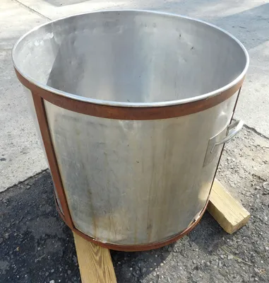 USED 90 GALLON SS BATCH TANK 90 GALLON