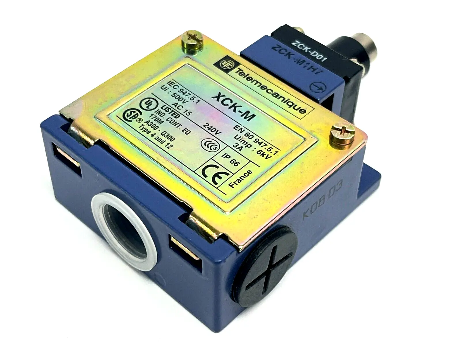 XCK-M ZCK-M1H7 ZCK-D01 | Telemecanique  Limit Switch Assembly 3A 240V - New – Open box