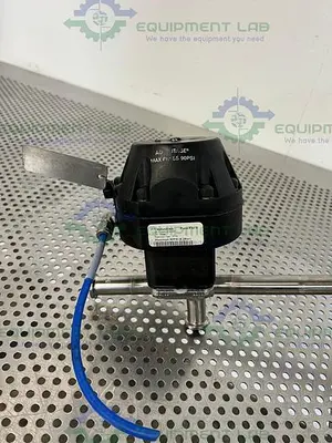 USED 2 ITT PURE-FLO A208 DIAPHRAGM VALVES 90PSI W/ 3/4" AND 1" SANITARY FITTINGS