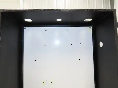 Electrical Enclosure 16x14x6" Wall Mount Back Plate Black Powercoated