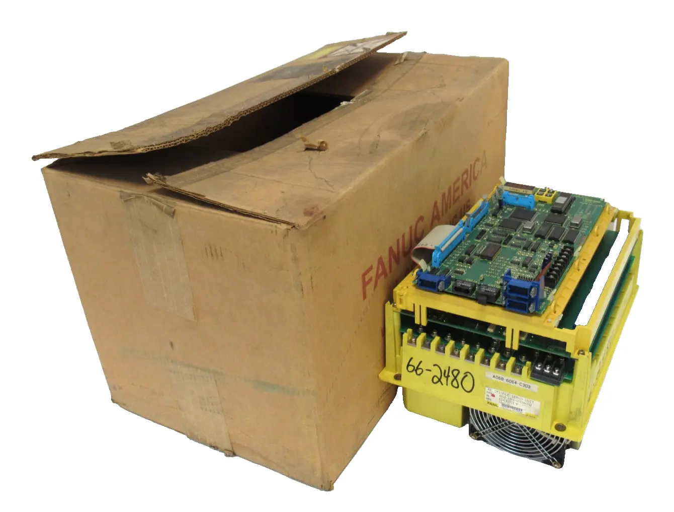 REFURBISHED FANUC A06B-6064-H302#H550 SPINDLE DRIVE A06B6064H302H550