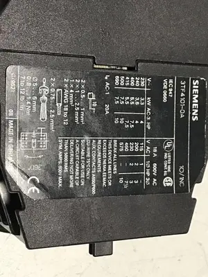 USED SIEMENS 3TF4101-0A