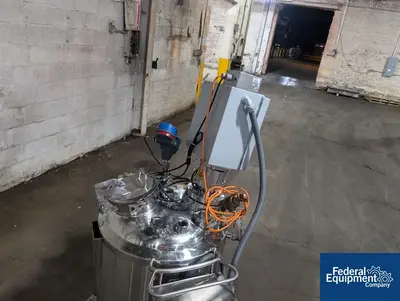 USED Bulling Metal Works 125 Liter Bulling Metal Works Reactor, 316L S/S, 45/75#