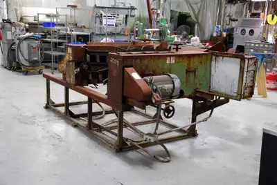 3″ OD x 120″ Max. OHIO CUSTOM MACHINERY Brush Deburring Machine