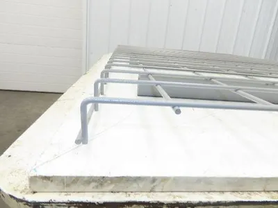 New Pallet Rack Wire Deck 36x58" Waterfall 4 Step Channel Racking 2500lb Mesh