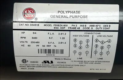 New | in-Stock US MOTORS D34S1B Industrial Controls Ohio US | Surplus Asset Holdings #1241686