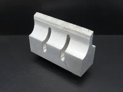 SH152 Ultrasonic Welding Horn Slotted Aluminum Plate 4"W x 2.6"H