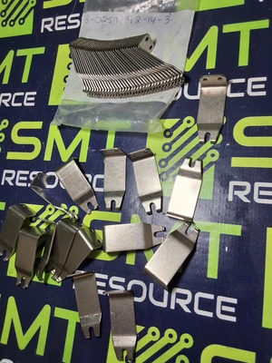 Electrovert Wave Solder Machine 3-0257-192-14-3 Titanium Rail Fingers LOT OF 48