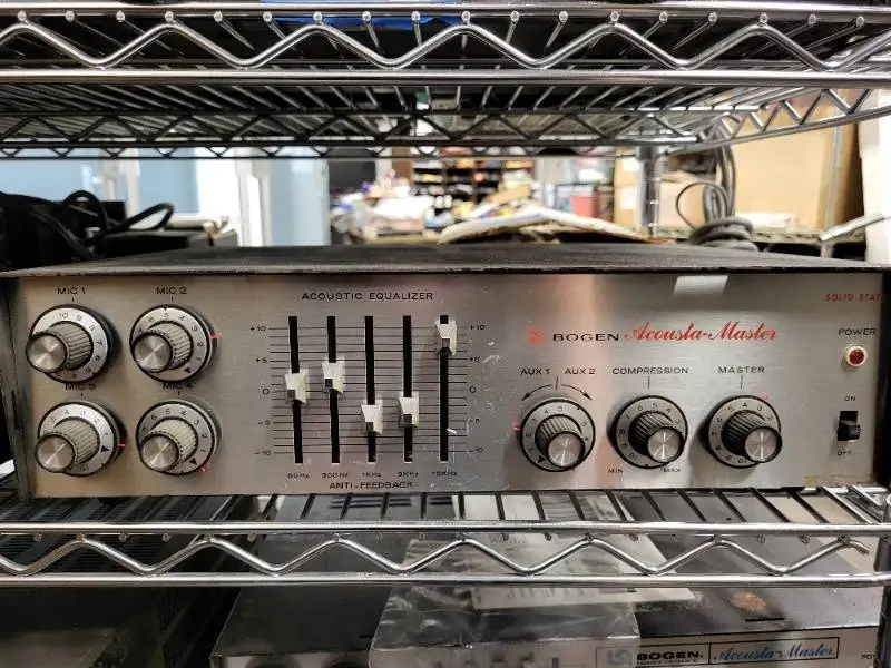 Bogen Acousta-Master Solid State Audio Equalizer Amplifier