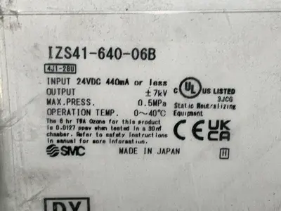New | in-Stock SMC IZS4164006B Electrostatic Air Cleaners Ohio US | HGR 24 #1411402