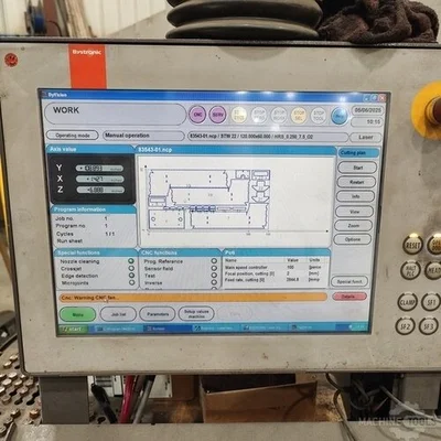 USED BYSTRONIC BYLASER 6000