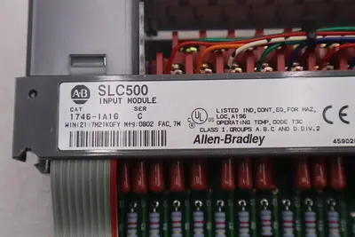 ALLEN-BRADLEY 1746-IA16 SLC500 INPUT MODULE SERIES C STOCK #K-1455