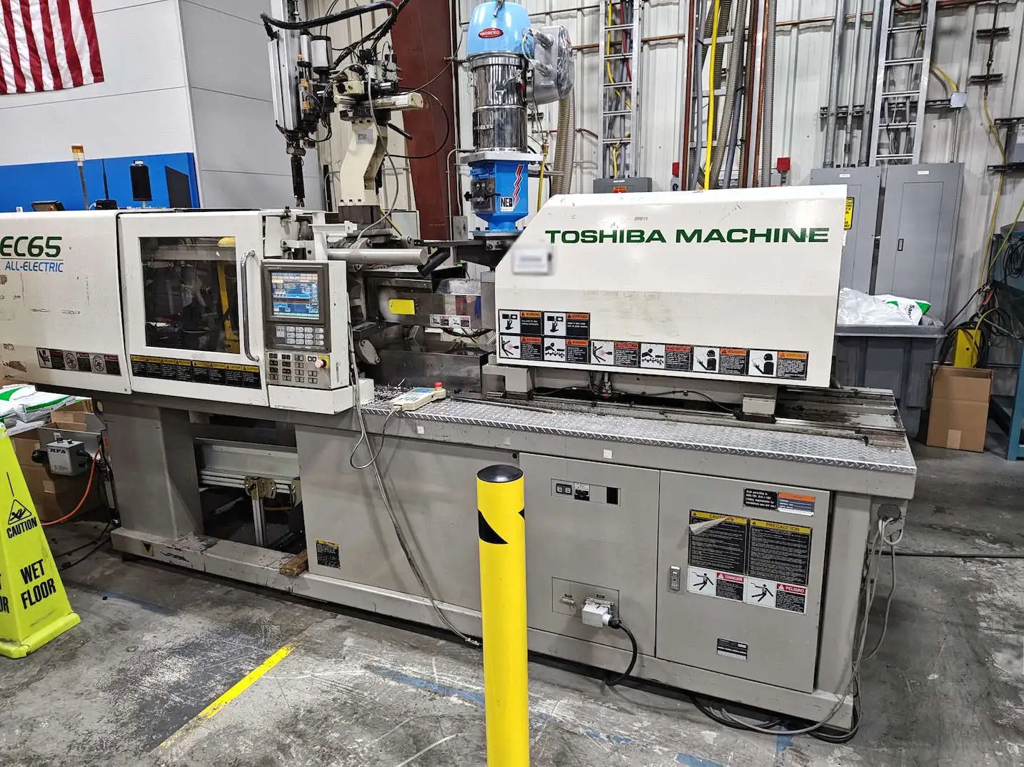 Used 2002 TOSHIBA EC65V21-2A Injection Molding Machines New Jersey US | Used Plastic Injection Molding Machines #1458347