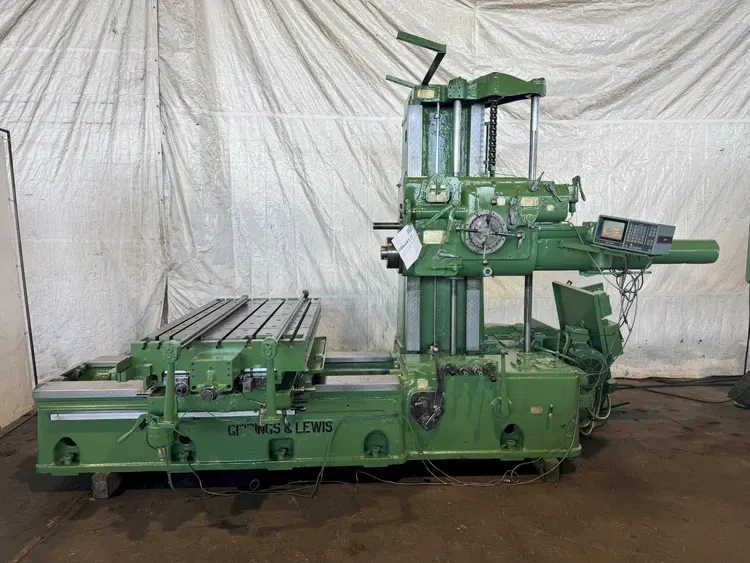 Used GIDDINGS & LEWIS 340-T Horizontal Table Type Boring Mills Ohio US | G-2000, Inc. #1063385