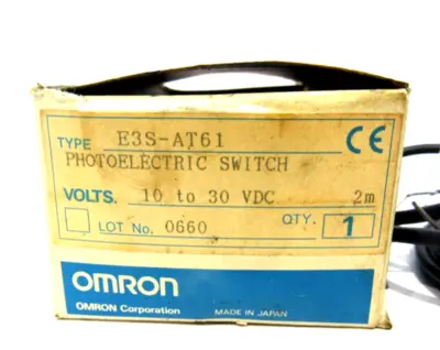 NEW OMRON E3S-AT61 PHOTOELECTRIC SWITCH E3SAT61