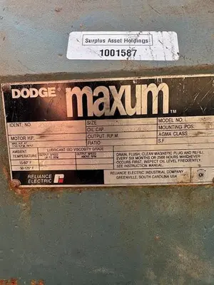 Used MAXUM _UNKNOWN_ Gearboxes | Surplus Asset Holdings #1203837