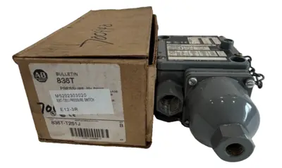 ALLEN BRADLEY 836T-T251J PRESSURE SWITCH SER. B 836TT251J NEW, SURPLUS