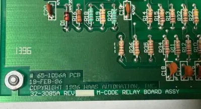 HAAS HS-1 CNC MILL CIRCUIT BOARD 65-1056A PCB 19-FEB-96 32-3085A