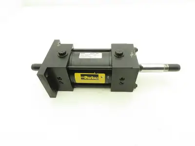Parker Double Rod Pneumatic Air Cylinder 3.25" Bore 3" Stroke 16" Rod 250psi