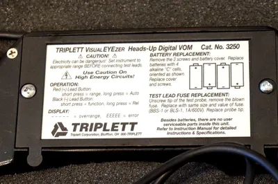 NEW TRIPLETT 3250 VISUALEYEZER HEADS UP DIGITAL VOM