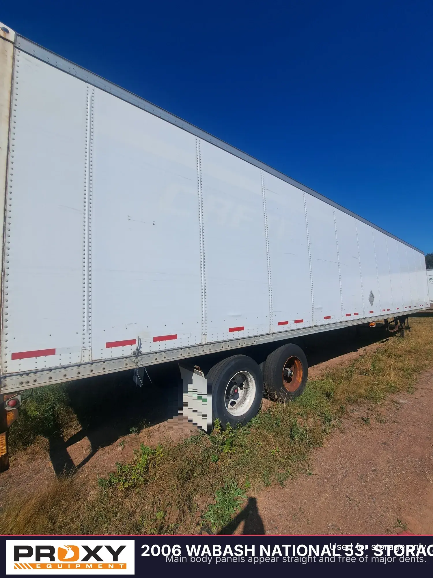 Used 2006 WABASH NATIONAL 53' STORAGE DRY VAN Box Trailers Pennsylvania US | Proxy Equipment #1385229