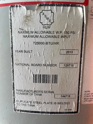 USED Bradford White D80T7253NA