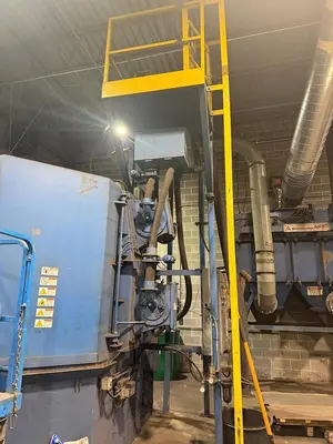 Used 2012 WHEELABRATOR 84" TABLE Table Shot Blaster (Turntable) Pennsylvania US | Shot Blasting Equipment #1455783