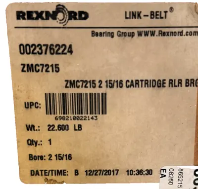 NEW REXNORD ZMC7215