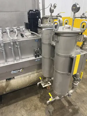 24" ROTARY DRUM MIDBROOK 3-STAGE STAINLESS STEEL PARTS WASHER, NEW IN 2021: YOBRO #24812