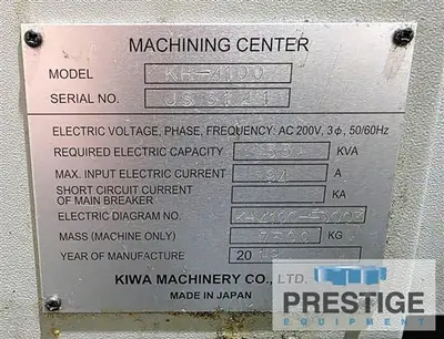 USED 2019 KIWA KH-4100