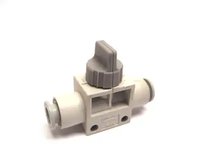VHK2 10F | SMC -10F Pneumatic Air Finger Valve Gray 10mm VHK2 - Used