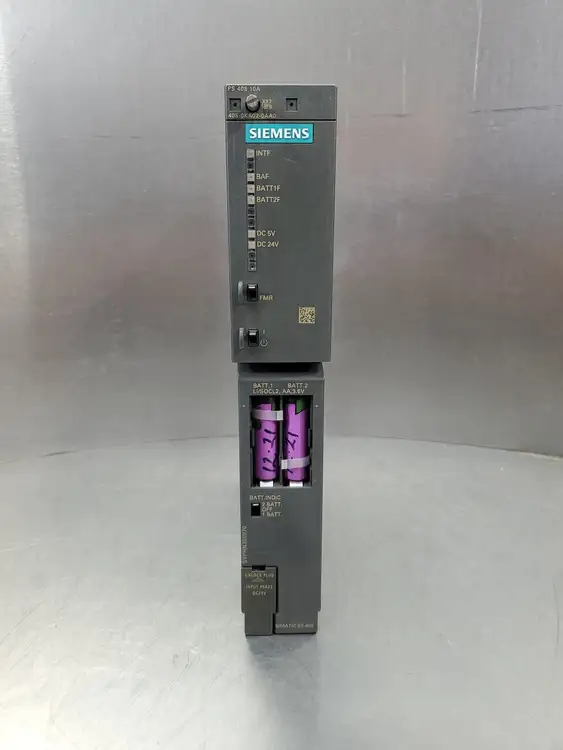 Used Siemens 6ES7 405-0KA02-0AA0 SIMATIC S7 PLC Power Module PLC Power Supplies South Carolina US | Palmetto Automation #1165292