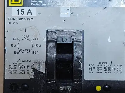 USED SQUARE D FHP3601513M