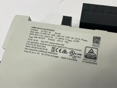Used FESTO SERVO DRIVE VERTICAL MOUNT Servo Drives | Maverick Industrial Sales #1108409