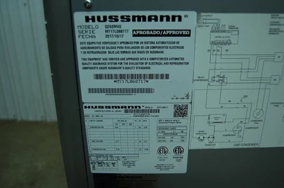 142-0968 Hussmann Q2SSM4S 50" Self Contained Deli Produce Fruit Display Cooler