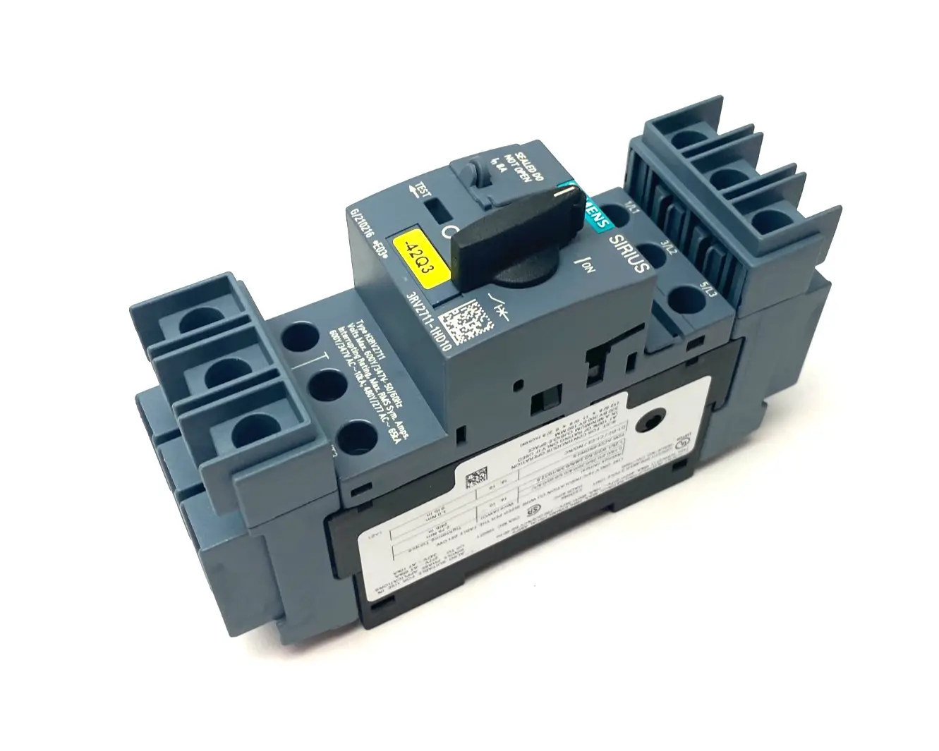 USED SIEMENS SIRIUS MOTOR STARTER CIRCUIT PROTECTOR FRAME SIZE S00