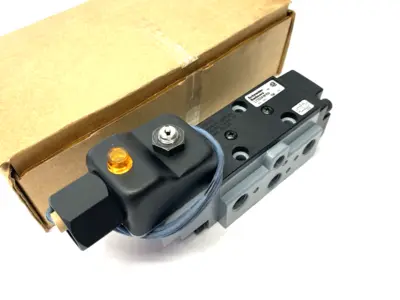 USED PARKER SCHRADER BELLOWS VALVAIR SPRINTTM SINGLE SOLENOID VALVE DPP
