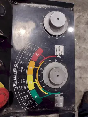 16" X 28" COSEN MODEL #SH-710LDM HORIZONTAL 60° MITERING BAND SAW: STOCK #23643