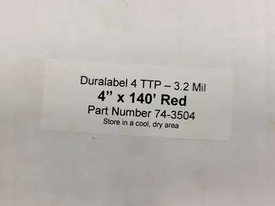 NEW DURALABEL 74-3504