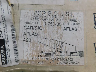 AES Seal AZA9739CSA02/GBR281413/1 Mechanical Cartridge Seal 0.750-06 New