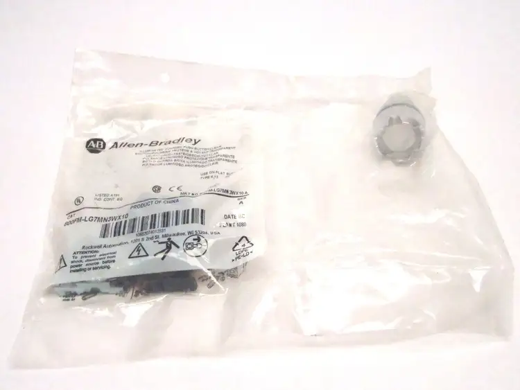 New | in-Stock Allen-Bradley Illuminated Guarded Push-Button (Clear) Relays & Switches Michigan US | Maverick Industrial Sales #1401211