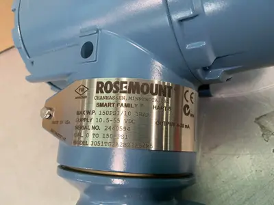 Used ROSEMOUNT / EMERSON 3051TG2A2B22AB4M5 Pressure Transmitters Ohio US | HGR 24 #1478255