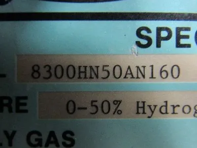 Thermco Model 8300HN50AN160 Hydrogen Nitrogen Flammable Gas Mixer Needs Gauges