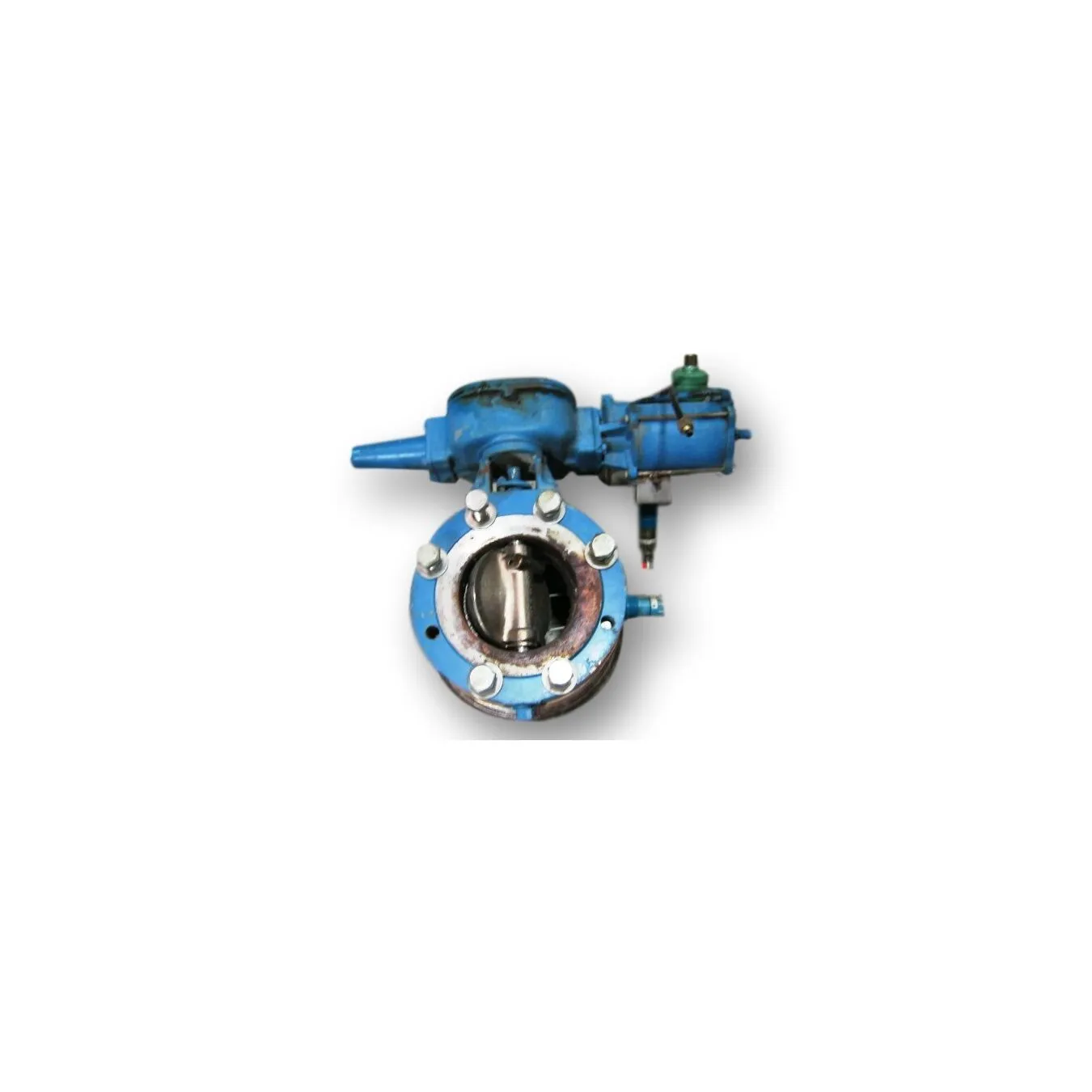 6" DEZURIK BUTTERFLY VALVE WITH PNEUMATIC ACTUATOR