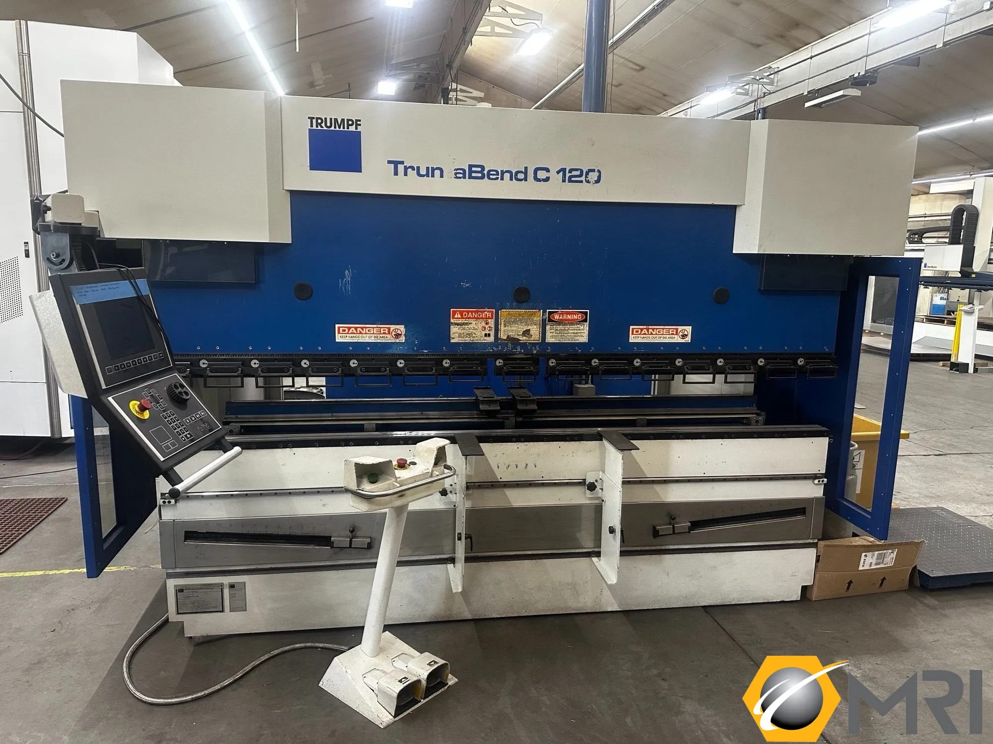 TRUMPF TRUMABEND C120 CNC PRESS BRAKE, NEW: 2007